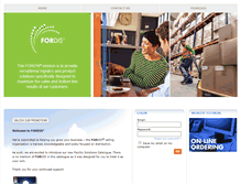 Tablet Screenshot of fordis.ca